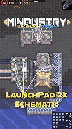 Mindustry Schematic - Quick Launch Pad 2x