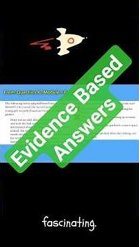 Evidence Based Answers - SAT Reading & Writing Section-How to Ace It