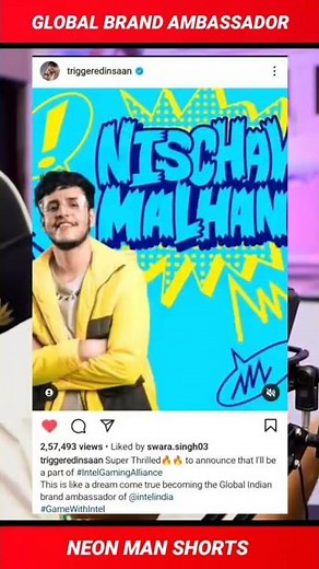 ‪@triggeredinsaan‬ is the GLOBAL Brand Ambassador of this...| Triggered Insaan Facts | #shorts