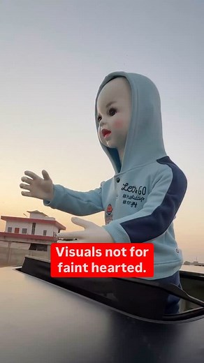 Sunroof is NOT for peeping out when car is in motion. #Car #Automobile #Sunroof #Traffic | Gagan Choudhary