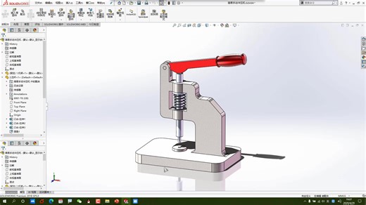 SOLIDWORKS动画之利用Top-Down设计制作柔性伸缩动画【弹簧运动、缠绕运动、风琴罩伸缩】