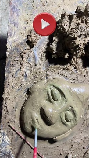 CLAY FACE MAKING PROCESS | SATISFYING TO WATCH#viral