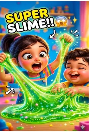 Super Slime Fun! 😲✨ | Easy Slime Experiment for Kids