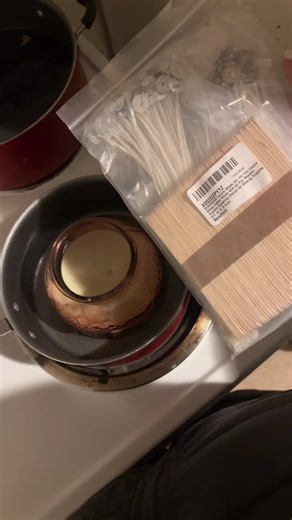 how to replace a candle wick😂🕯️#candles #melt #fyp #trending #wicks