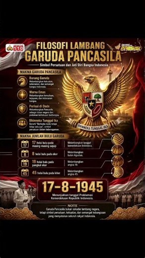 Filosiofi Lambang Garuda Pancasila, Simbol Persatuan dan Jati Diri Bangsa Indonesia