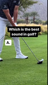 8.1K views · 45 reactions | Which are you picking? I would choose C. I love hearing the sound of a putt rattling in the hole. A close second is the sound of a pure iron shot. See! I told you I don’t hate putting… In fact I love it! I just realize it’s not the fastest and most reliable way to lowering scores. Via travismatthew TT For moreFOLLOW @golfstronghitbombs.......... #golf #golfer #golfing | Golf Strong Hit Bombs | Facebook