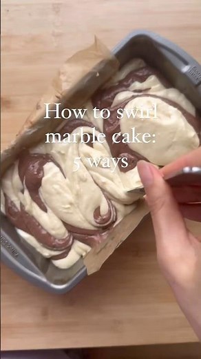 5 methods to swirl a marble cake perfectly!