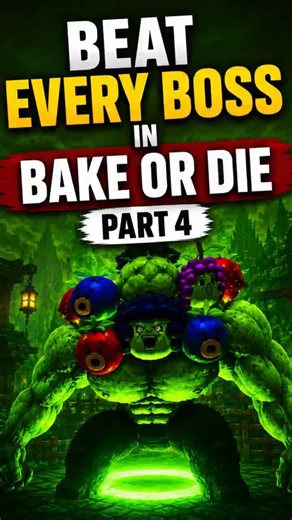 BEAT EVERY BOSS IN BAKE OR DIE (PART 4) #bakeordie #roblox #tips #boss #tutorial #etin