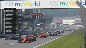 Here's how last night's #VirtualGP feature race started 🚦 Watch highlights of all the action on YouTube 👉 youtu.be/ZHBXzA8rmPw 🇬🇧 Next Sunday, we head to Silverstone, and you'll be wanting to keep an eye out for all the details | EA SPORTS F1