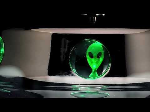 Alien Abduction Lamp 360