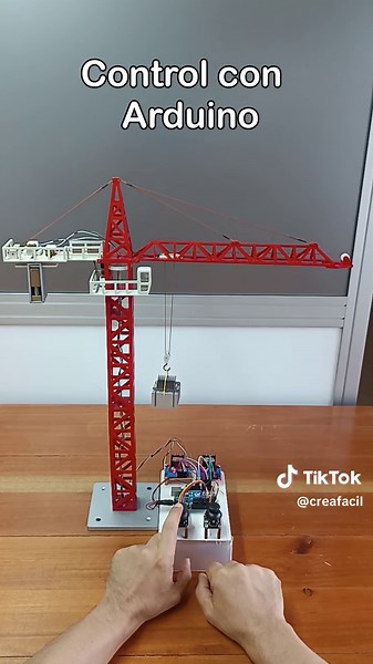 #arduino #arduinoproject #gruas #proyectosarduino #proyectosescolares #gruatorre #tutorial #proyecto