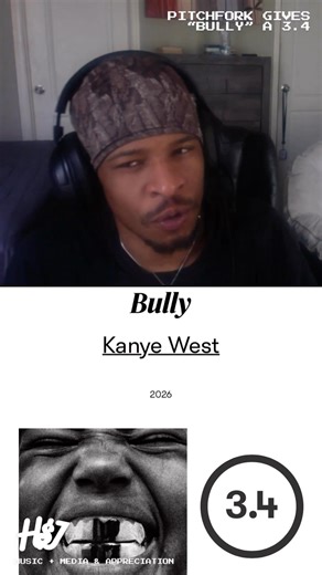 Pitchfork gives Ye’s Album a TERRIBLE score 🥀 #bully #rapnews #musicreview