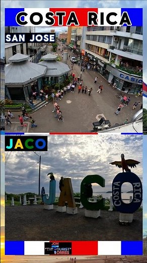 🇨🇷 The inland city of San Jose and the coastal city of Jaco in the country of Costa Rica #travel