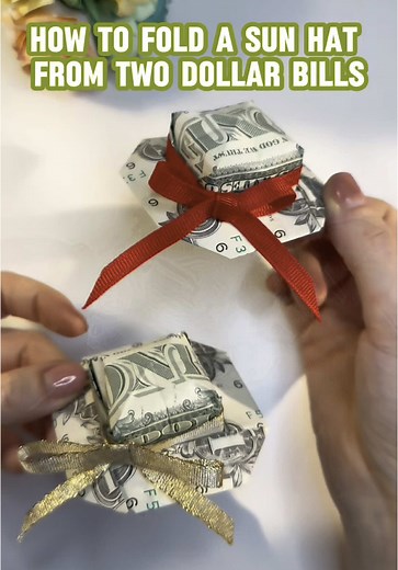 DIY Dollar Bill Sun Hat Folding Tutorial