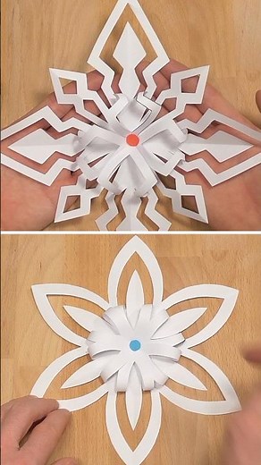 PAPER SNOWFLAKE FOR CHRISTMAS DECORATIONS | HOW TO CUT A SNOWFLAKE INCL ART