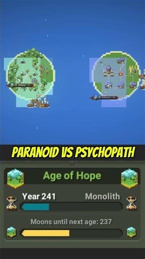 Paranoid vs Psychopath For 500 Years #worldbox #ww2 #simulation #superworldbox
