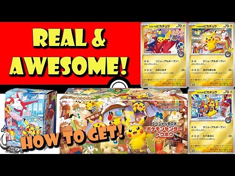 Crazy New Pokémon Center Boxes are Real! Tohoku, Fukuoka & Hiroshima Pikachu! (Pokemon TCG News)