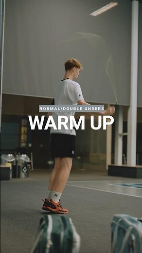 Ultimate badminton warmup - skipping rope 🔥