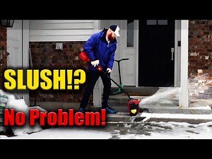 Shovel Heavy Snow!!! 60v Power Shovel Review. Cordless snow removal