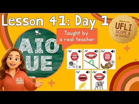 Lesson 41 Day 1: Short Vowel Review: A E I O U | LEARN PHONICS | Aligned with UFLI Scope & Sequence