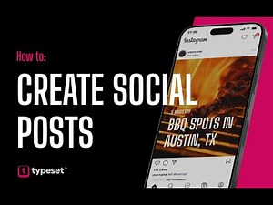 How to Create Social Media Posts in Typeset