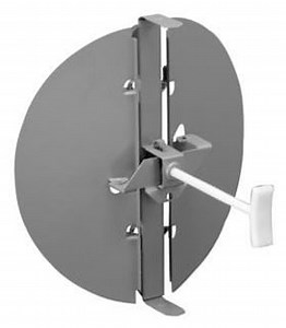 Hart & Cooley 50290 6 inch Diffuser Butterfly Damper - 3800 Series