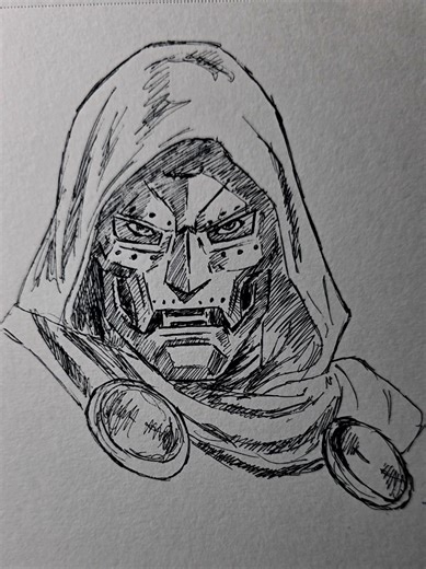 How to draw Doctor Doom tutorial #doctordoom #howtodraw #fantastic4 How to draw Dr Doom drawing tutorial