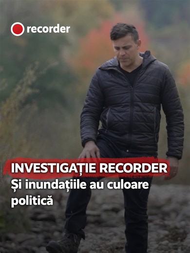 Găsești investigația în linkul din bio. Recorder a mers pe firul investițiilor din Apele Române și a descoperit un mod de funcționare în care lucrările de prevenire a inundațiilor nu par alese în funcție de numărul oamenilor aflați în pericol sau de riscul real din teren, ci de influența politică a celor care dețin puterea la București. Printre cazurile concrete descoperite de Recorder se numără și râul Slănic, din județul Buzău, unde s-au investit bani în prevenirea inundațiilor, deși în ultimi