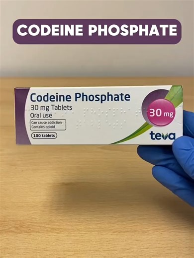 💊 Codeine Phosphate: Support for Pain & Cough Relief 🧠 Commonly used to support pain management and cough relief. ⚡ Works by influencing how the body responds to discomfort signals. 🕒 Typically taken as directed by a healthcare provider. 💊 Follow dosage instructions carefully. 👩‍⚕️ Consult your doctor before use. #painrelief #UKpharmacy #medicationtips #prescriptionmedicine #onlinepharmacy #healthcaretips #pharmacytiktok #learnontiktok Codeine Phosphate: Pain & Cough Support Discover how Co