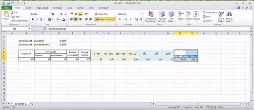 2.8K views · 28 reactions | Mesoni si duhet bere kalkulimi i Pagave sipas ATK-se dhe ndarja e obligimeve tatimore ne Excel | Kontabilisti | Facebook