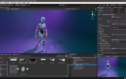 Skinned Mesh Sampling in Unity VFX Graph