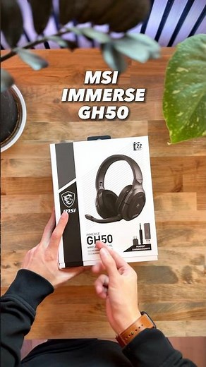 MSI Immerse GH50 Wireless Headset Unboxing and Review