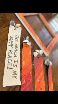 Turn your beach memories into something you’ll use every day 🤍🐚📚