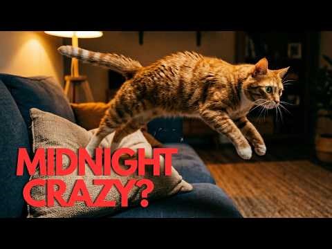 Why Do Cats Suddenly Run Around the House at Night?