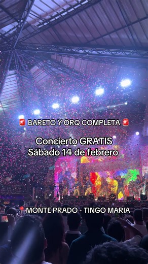 Concierto GRATIS de Bareto en Monte Prado