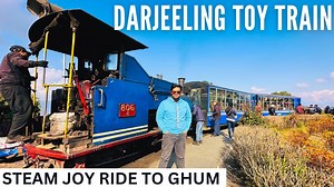 Darjeeling TOY TRAIN Steam Engine FIRST CLASS Joyride 2024 | MOUNTAIN RAILWAYS OF INDIA #darjeeling #travel #hillstation | 200Journeys