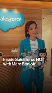 5.5K views · 37 reactions | Follow Emily Chang inside Salesforce HQ where she meets CEO Marc Benioff to discuss the rise of AI agents and what it’s like to run a very memeable global tech company. New episode of The Circuit streaming on Thursday. bloom.bg/43UwKlo | Bloomberg | Facebook