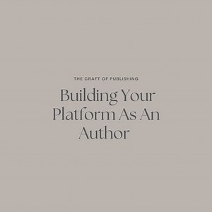 Building Your Author Platform: A pre-recorded workshop