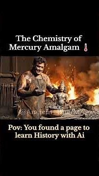 The Chemistry of Mercury Amalgam 🌡️ #ancientindiantechnology