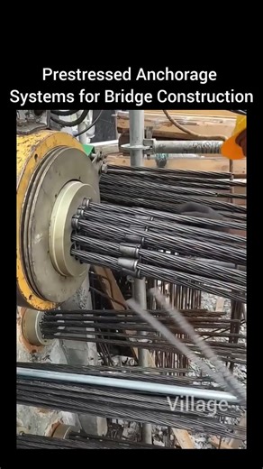 Engineering & Innovation on Instagram: "Prestressed anchorage systems are fundamental components in modern bridge construction, serving as the critical termination points for high-strength tendons that apply compressive force to concrete. These robust assemblies, typically comprising anchor heads, wedges, and bearing plates, securely lock the tensioned strands, transferring their immense prestressing loads into the bridge's superstructure. By inducing controlled compression, they counteract the 