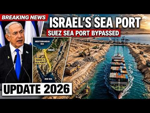 Israel BUILDS A SEAPORT IN THE MIDDLE OF THE DESERT To Bypass the Suez Canal