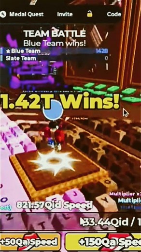 I Got 1Trillion + Wins🏆 In Team Battle +1 keyboard escape 🔥 #roblox #keyboardescape