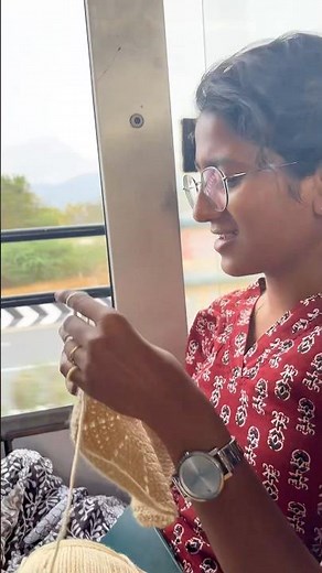 🚎Bus Travel Crochet Vlog Part-2🌸💐