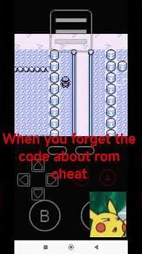 When you forget the code #pokemon #gba #hack #pokemonred
