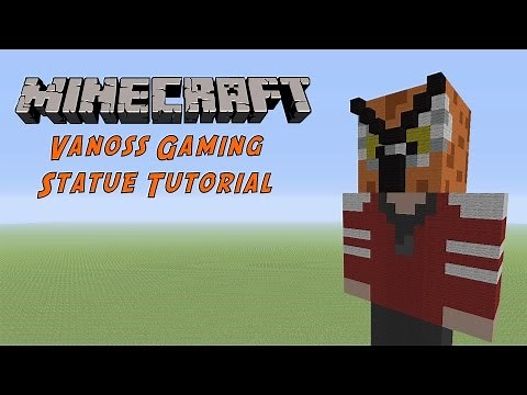 Minecraft Tutorial: VanossGaming (Owl Character) Statue