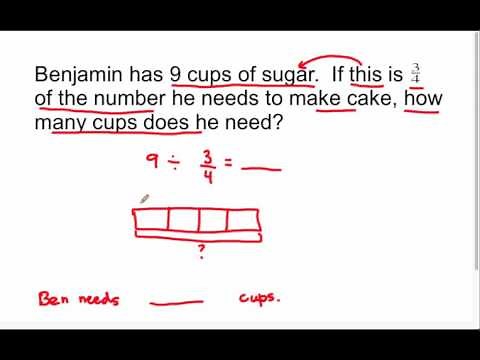 6.NS.1 - Division of Whole Number by Fraction Word Problem