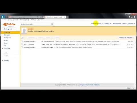 Seniortip.cz: Email - přihlášení a odhlášení (Seznam.cz)