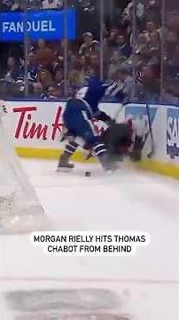 Morgan Rielly Hits Thomas Chabot From Behind 😳