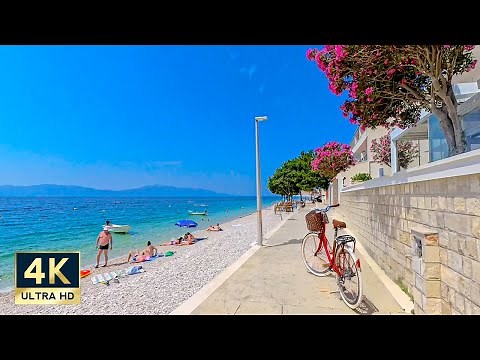 Gradac to Drvenik Croatia 4K Makarska Riviera Biking Tour 2025