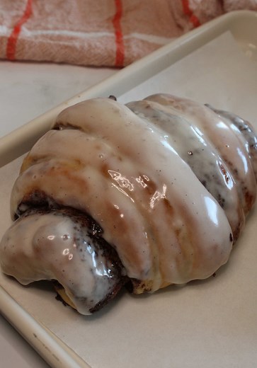Chocolate Nutella Croissant Brioche Rolls Recipe | Soft Flaky Brioche